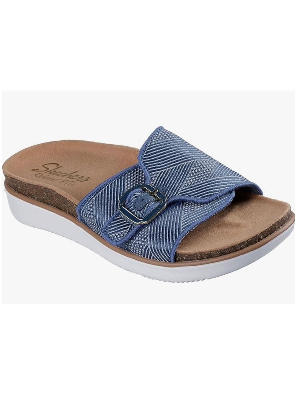 Skechers Womens Lifted Comfort Restless Wave Navy SIZE 9 NEW